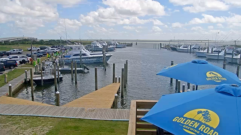 East webcam Oregon Inlet Fishing Center